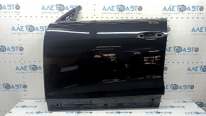 Bare front left door for Audi Q8 19-25 aluminum, with door stop, black LC9X
