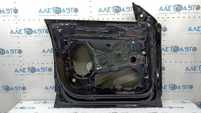 Bare front left door for Audi Q8 19-25 aluminum, with door stop, black LC9X