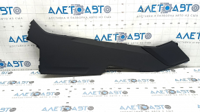 Right side center console trim for Audi Q8 19-25, black