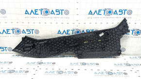 Right side center console trim for Audi Q8 19-25, black