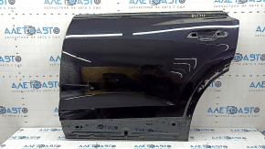 Bare rear left door for Audi Q8 19-25 aluminum, with door stop, black LC9X