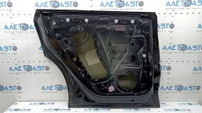 Bare rear left door for Audi Q8 19-25 aluminum, with door stop, black LC9X