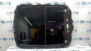Audi Q8 19-25 gray panoramic window assembly, ready for cleaning