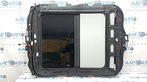 Audi Q8 19-25 gray panoramic window assembly, ready for cleaning