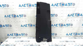 Lower left center pillar trim for Audi Q8 19-25, black, under speaker, scratches