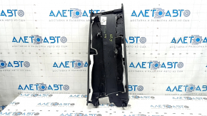 Lower left center pillar trim for Audi Q8 19-25, black, under speaker, scratches