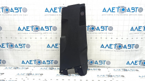 Audi Q8 19-25 black lower right center pillar trim, under speaker, scratches
