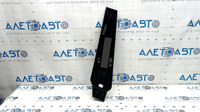Left outer center pillar trim for Audi Q8 19-25, glossy black, scratches