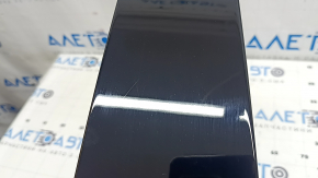 Left outer center pillar trim for Audi Q8 19-25, glossy black, scratches