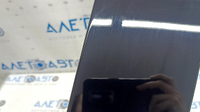 Left outer center pillar trim for Audi Q8 19-25, glossy black, scratches
