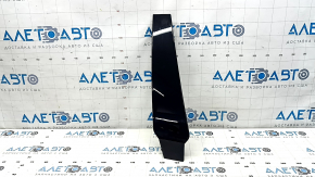 Right outer center pillar trim for Audi Q8 19-25, glossy black, scratches