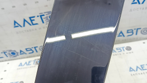 Right outer center pillar trim for Audi Q8 19-25, glossy black, scratches