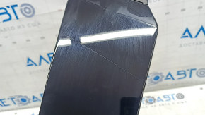 Right outer center pillar trim for Audi Q8 19-25, glossy black, scratches