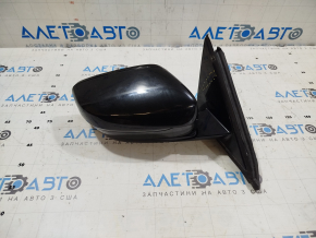 Right side mirror assembly BMW 3 G20 19-24 5-pin, turn signal, heated, BSM, Shadow-Line, black, cracked plastic