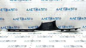 Inner left door sill trim for Audi Q8 19-25, black, scratches, broken fasteners, broken fasteners