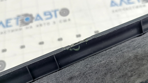 Inner left door sill trim for Audi Q8 19-25, black, scratches, broken fasteners, broken fasteners