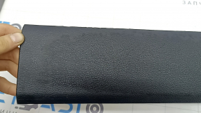Inner left door sill trim for Audi Q8 19-25, black, scratches, broken fasteners, broken fasteners