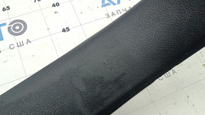Inner left door sill trim for Audi Q8 19-25, black, scratches, broken fasteners, broken fasteners
