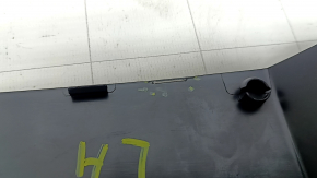 Inner left door sill trim for Audi Q8 19-25, black, scratches, broken fasteners, broken fasteners