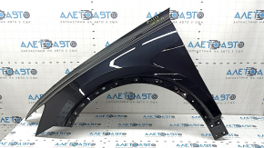 Front left wing for Audi Q8 19-25 aluminum, black LC9X