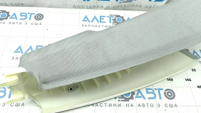 Right center pillar trim, belt, Audi Q8 19-23, gray, under the deflector, for cleaning