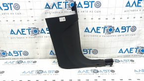Right lower front pillar trim for Audi Q8 19-25, black, scratches