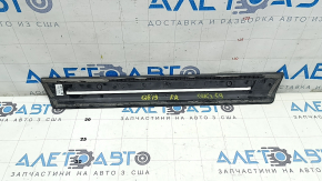 Front right outer door sill trim for Audi Q8 19-25, black with chrome, scratches