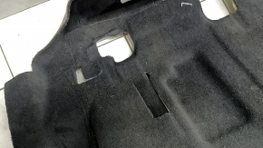 Rear floor covering for Audi Q8 19-25, black, for cleaning