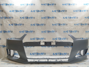 Bare front bumper Audi A4 B9 17-19 without washers and parking sensors