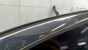 Rear right window, blind glass, Kia Niro 17-22, chrome, scratches on chrome