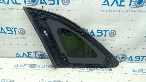Rear right window, blind glass, Kia Niro 17-22, chrome, scratches on chrome