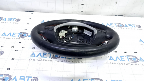 Steering wheel assembly BMW 3 F30 12-18 black leather, Sport, red stitching, heated paddle shifters, with buttons and overlay, with vibration