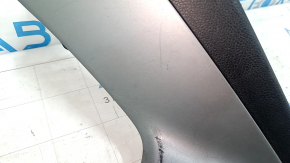 Kia Niro 17-22 HEV, PHEV center console trim, gray, gloss black, scratches, worn