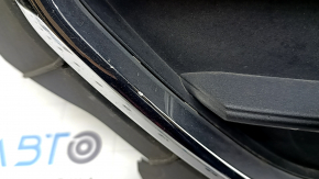 Audi Q8 19-23 gray radiator grill with chrome, without radar, with trim, cracks in fasteners, broken fastener, sand