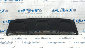 Front bumper center lip for Audi Q8 19-23: structure, scratches, broken mount