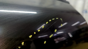 Rear right door assembly Kia Niro 17-22 black ABP, paint 0.25-0.3, scratches, chip