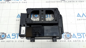 Audi Q8 19-25 black center console pocket for charging