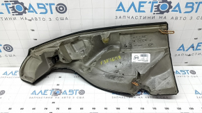 Right rear seat side bolster for BMW 3 F30 16-18, black leather