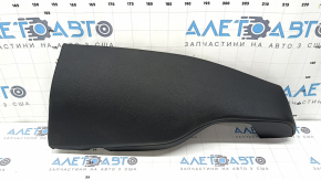 Right rear seat side bolster for BMW 3 F30 16-18, black leather