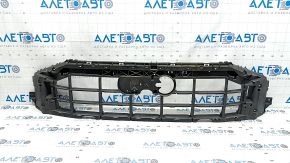 Audi Q8 19-23 radiator grille frame without radar, broken fasteners, broken fastener