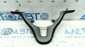 Kia Niro 2017-2019 chrome steering wheel cover, 2 pieces, scratches, crack in mount, broken fastener, worn chrome