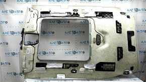 Audi Q8 19-25 headliner for panoramic windows, gray, broken fastener, creases, needs dry cleaning