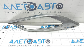 Right rear bumper molding for Audi Q8 19-23 chrome