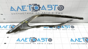 Right rear bumper molding for Audi Q8 19-23 chrome