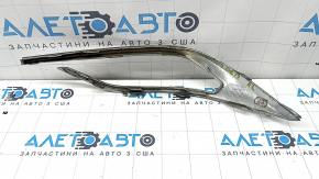 Left rear bumper molding for Audi Q8 19-23, chrome, bumpers