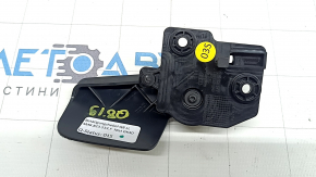 Black hood release handle for Audi Q8 19-25 interior, with bracket