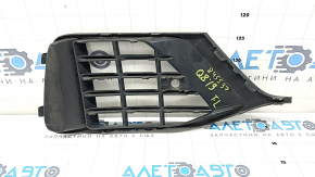 Front bumper grille left Audi Q8 19-23 structure for parking sensors, broken fasteners