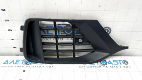 Right front bumper grille for Audi Q8 19-23, structure for parking sensors, broken mount, sand