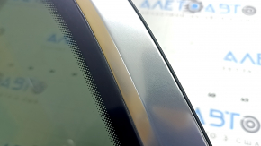 Rear left window, blind glass, Audi Q8 19-20, tinted with chrome molding, scratches