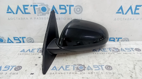 Left side mirror assembly Kia Niro 17-22, 3 pins, black, scratches, glue on the glass